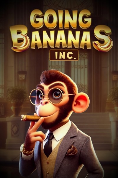 Going Bananas Inc slot cover with a jungle theme in the Betwest Casino lobby
