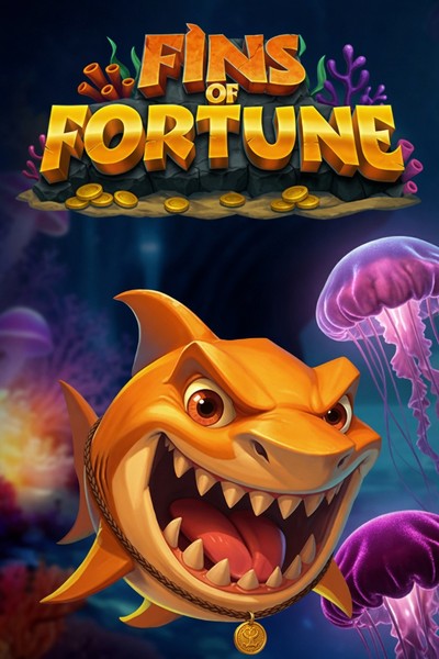Fins of Fortune slot cover as displayed at Casinova Casino
