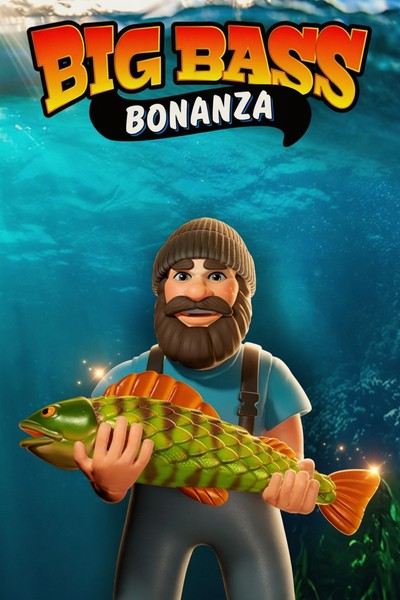Cover art of the Big Bass Bonanza slot in the Betwest Casino lobby