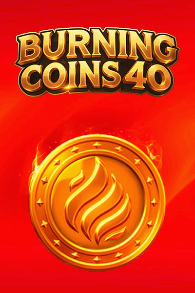 Cover of the Burning Coins 40 slot in the Kingmaker Casino lobby